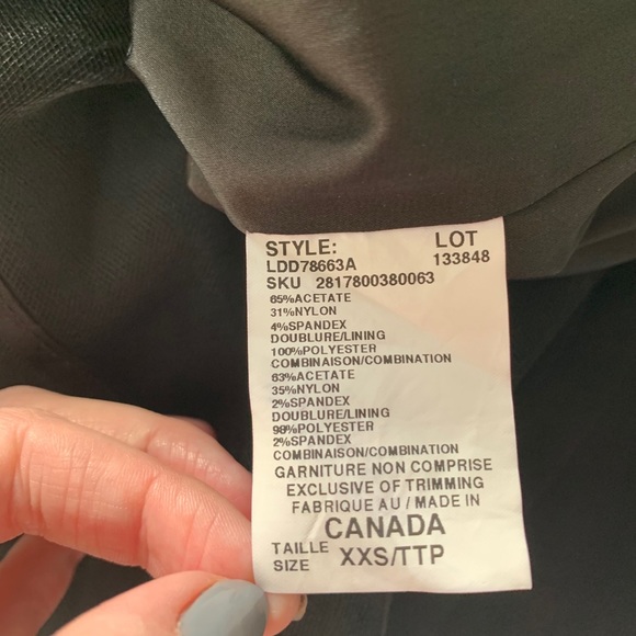 Le Château Black&Fuschia dress - Picture 6 of 7